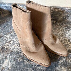 Sam Edelman Ankle Cowboy Boots - Women - Size 8 1/2